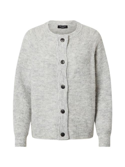SELECTED Cardigan 'SLFLulu'  lysegrå