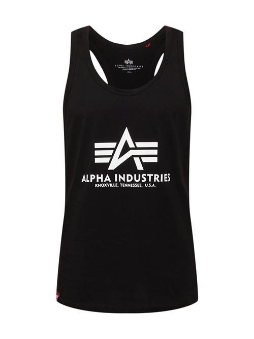 ALPHA INDUSTRIES Undertrøje  sort / hvid