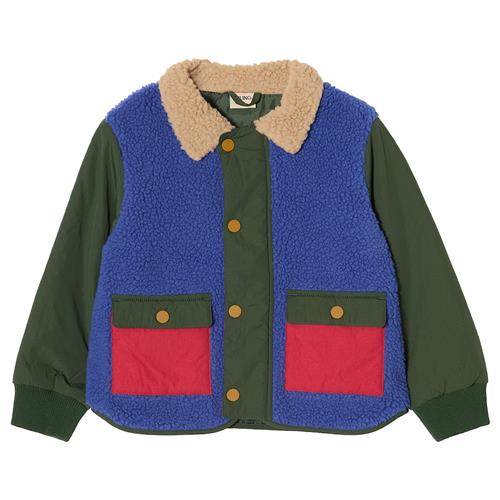 Kuling Vejle Hybridjakke Blue Forest Green  Blue/Forest Green-86 cm  Blå  86 cm  Drenge, Piger