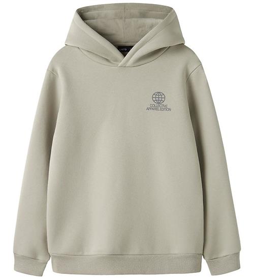 LMTD Hættetrøje - Sweat - Loose - NlmHamo - Abbey Stone