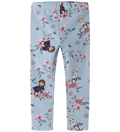 Name It Leggings - Frozen - NmfJalinda - Subdued Blue