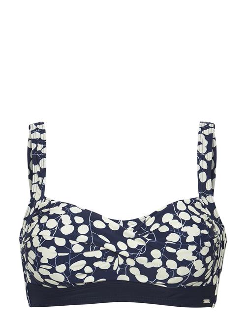 Abecita | English Garden Twisted Bikini Bra Navy/White | D/E x 100