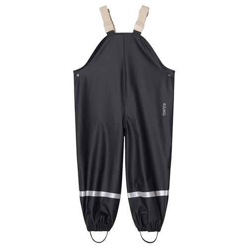 Kuling San Marino Uforede Regnbukser Black  Black-98/104 cm  Sort  98/104 cm  Drenge, Piger
