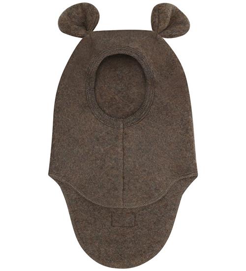 Huttelihut Elefanthue - 1-lags - Uldfleece - Noos - Brown Melang