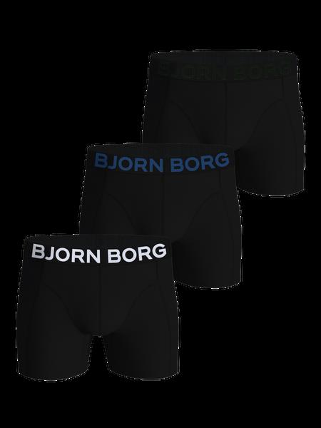 Björn Borg Organic Cotton Stretch Boxers 3-pack Sort, M