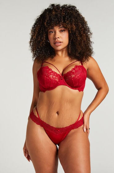 Hunkemöller Lav g-streng Willow Rød