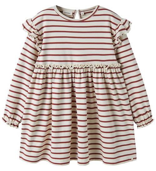 Lil Atelier Kjole - Loose - NmfLimia - Turtledove/Maple Syrup
