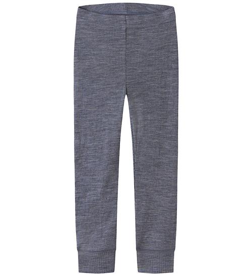 Name It Leggings - Uld - Rib - Noos - NmnWax - Folkstone Gray