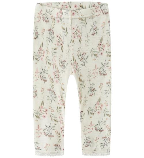 Name It Leggings - Uld - Noos - NbfWang - Snow White/Flowers And