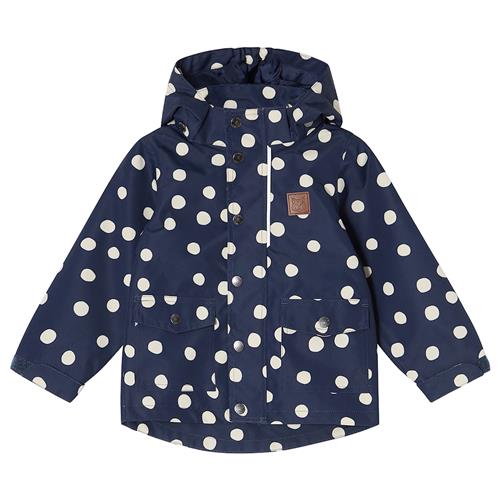 Kuling Stockholm Skaljakke Navy Polka Dots  Navy Polka Dots-116 cm  Marineblå  116 cm  Drenge, Piger