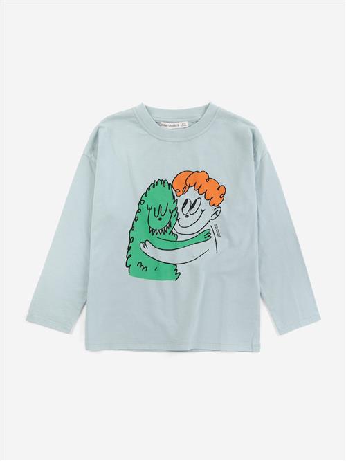 Bobo Choses Hug Hairy Monster T-shirt Light Blue  Light Blue 6-7 Y  Blå  6-7 år  Drenge