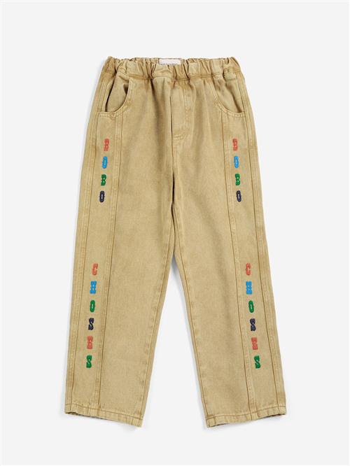 Bobo Choses Bukser I Twill Khaki  Khaki 4-5 Y  Brun  4-5 år  Drenge