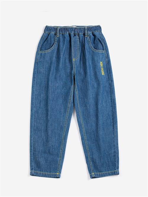 Bobo Choses Taxi Saurus Jeans Midnight Blue  Midnight Blue 6-7 Y  Blå  6-7 år  Drenge