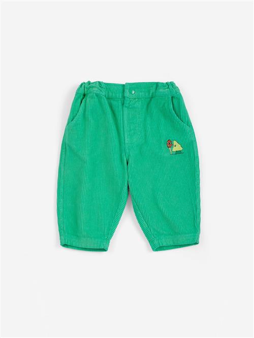 Bobo Choses Mush Monsters Duo Corduroybukser Green  Green 9 Months  Grøn  9 måneder  Drenge, Piger