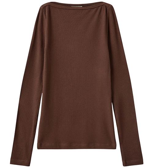 Sofie Schnoor Bluse - Rib - Viskose - GabrielleSY - Brun