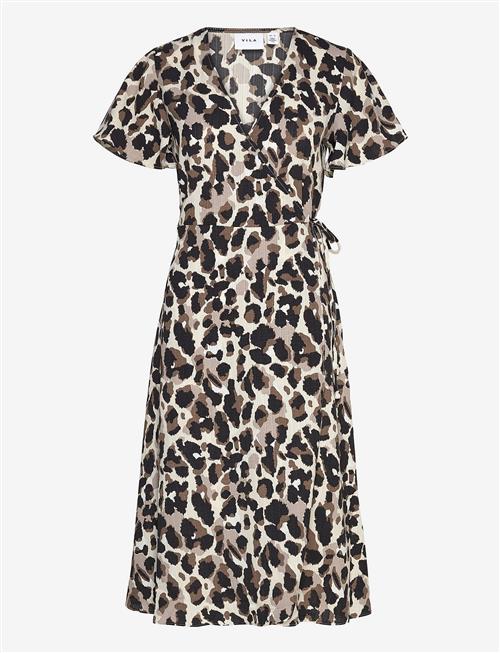 Vila | Vilovie S/S Wrap Midi Dress - Noos | 34