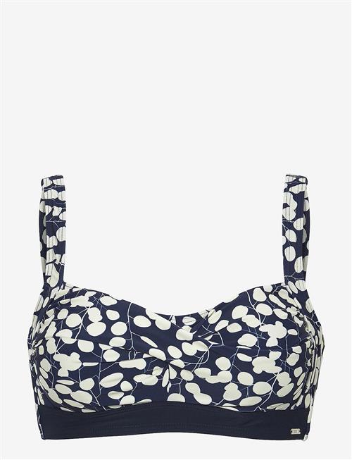 Abecita | English Garden Twisted Bikini Bra Navy/White | B/C x 100