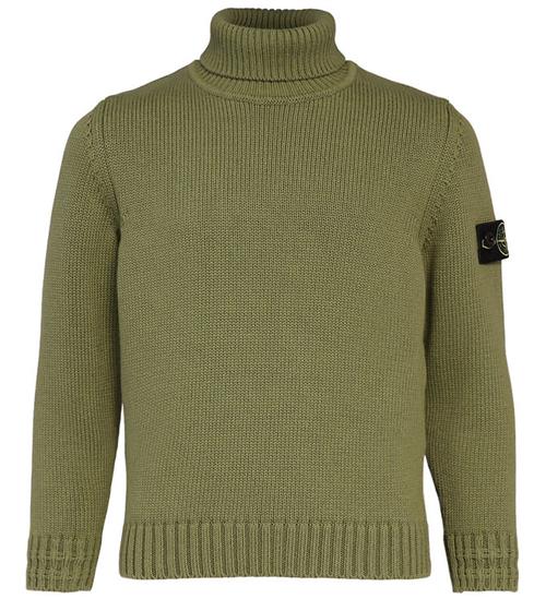 Stone Island Bluse - Strik - Military Green
