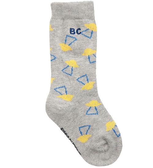 Bobo Choses Strømper - Pixel Abduction - Heather Grey