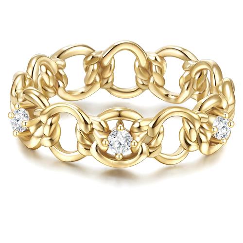 Glanzstücke München Ring  guld / transparent