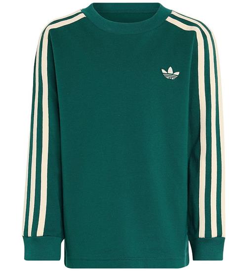 adidas Originals Bluse - 3 Stripe LS - CGREEN