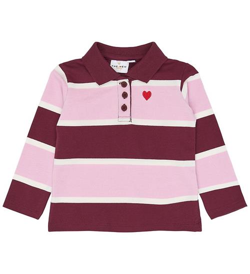 The New Bluse - Polo - TnstVidalia - Burgundy Striped