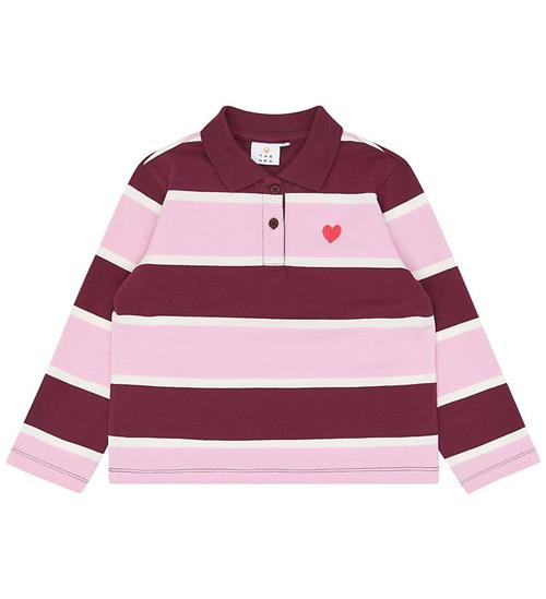 The New Bluse - Polo - TnVidette - Burgundy Striped