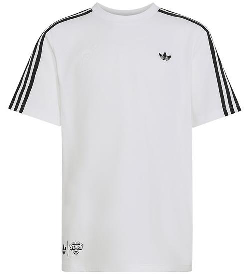 adidas Originals T-shirt - GFX LOOSE - Hvid/Sort