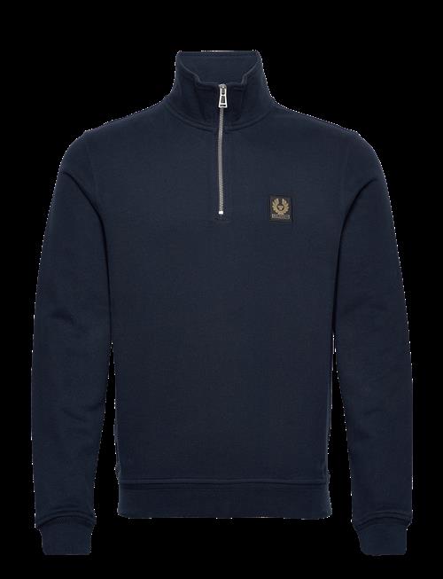 Belstaff | Belstaff Quarter Zip Sweatshirt Fatigue Green | XL