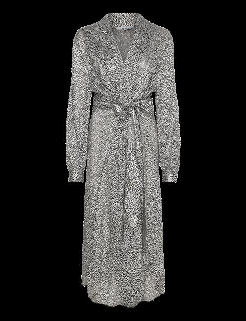 Minus | Mslimea Glitter Maxi Wrap Dress | 36