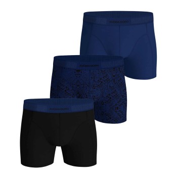 Björn Borg 3P Organic Cotton Stretch Boxer Logo Flerfarvet økologisk bomuld Medium Herre