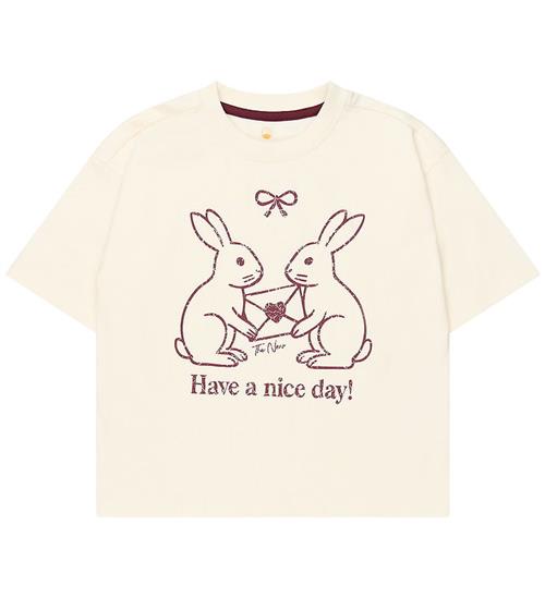 The New T-Shirt - TnValkyrie - Gardenia m. Print