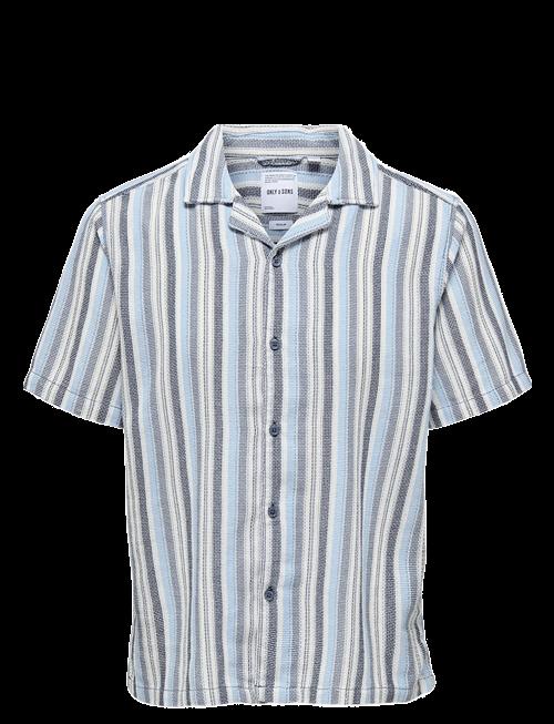 ONLY & SONS | Onstrev Life Reg Stripe Ss Shirt Noos | M