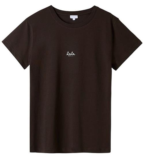 Lala Berlin T-shirt - Brun/Hvid m. Logo