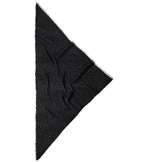 Lala Berlin Tørklæde - Leo Jacquard Grey Black