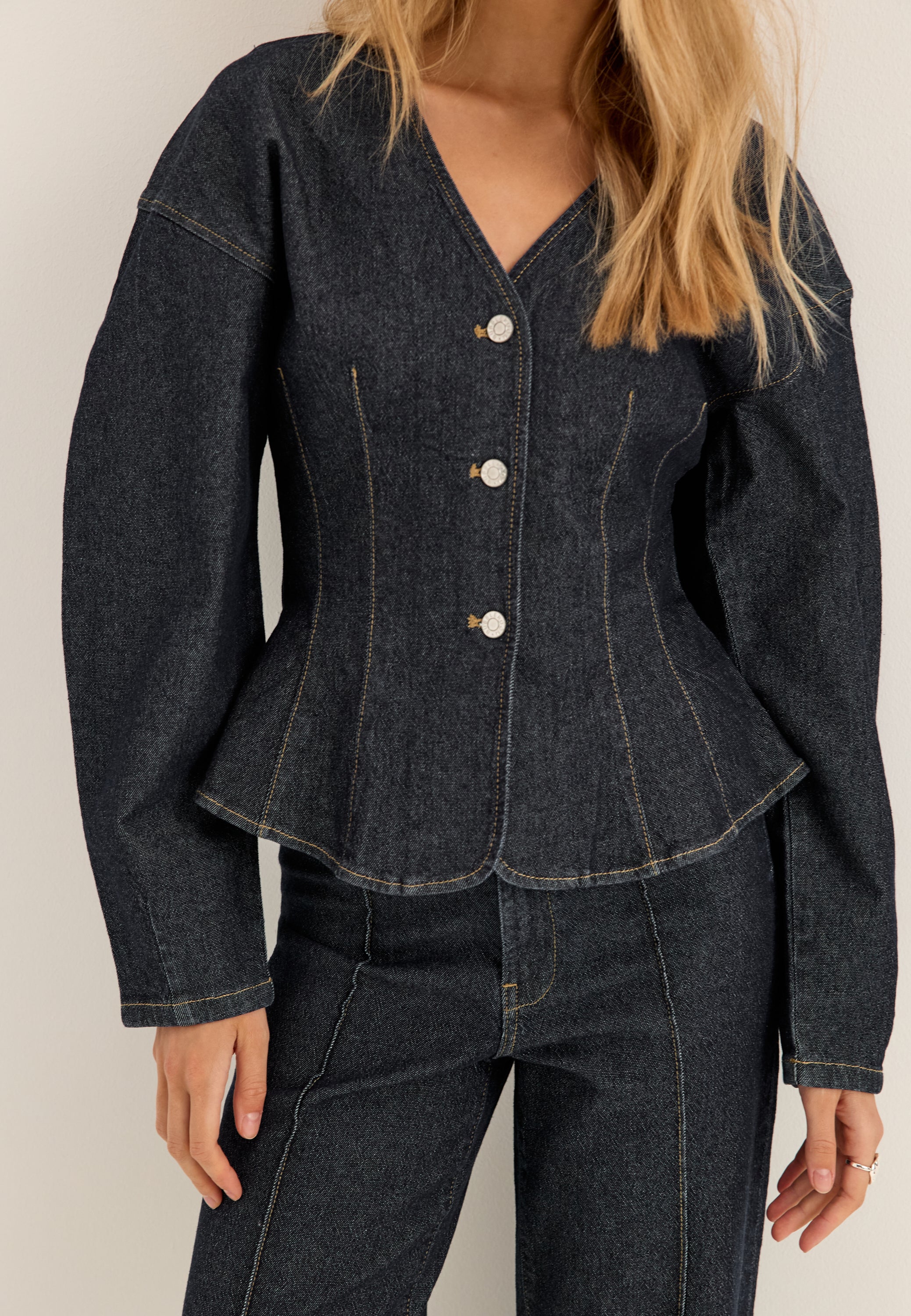 BUBBLEROOM Denim Shaped Jacket
