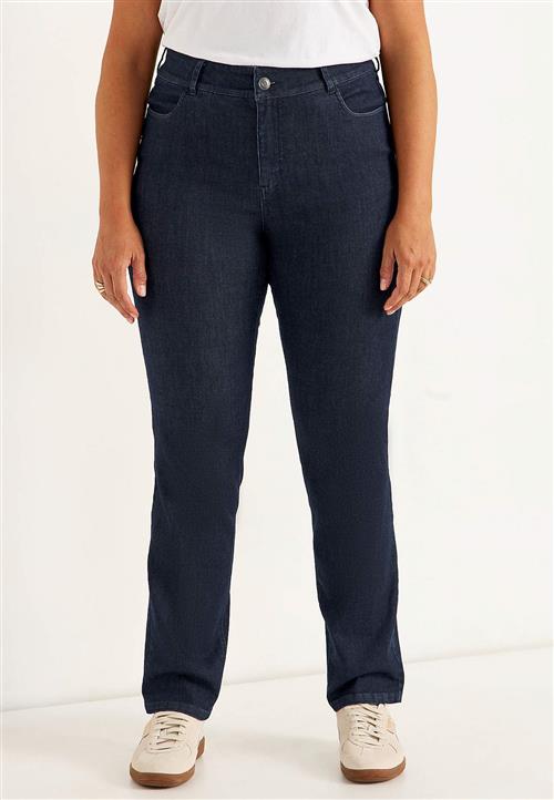 Cellbes of Sweden Lige jeans i denim med superstræk - to længder