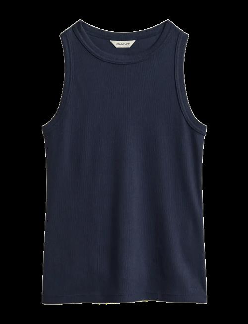 Gant | High Neck Rib Tank Top | S