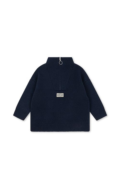 Konges Sløjd Mano Sweatshirt Med Halv Lynlås Total Eclipse  Total Eclipse-7-8Y  Blå  7-8 år  Drenge