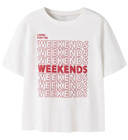Name It T-shirt - Nkflatun - Cloud Dancer