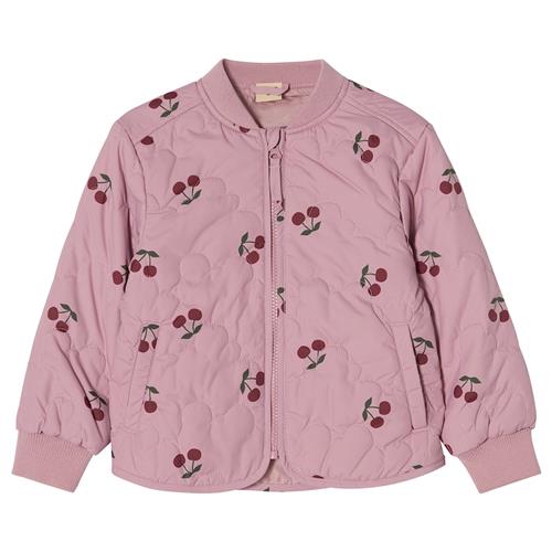 Kuling Lille Vatteret Jakke Dusty Pink Cherry  Dusty Pink Cherry-98 cm  Lyserød  98 cm  Drenge, Piger