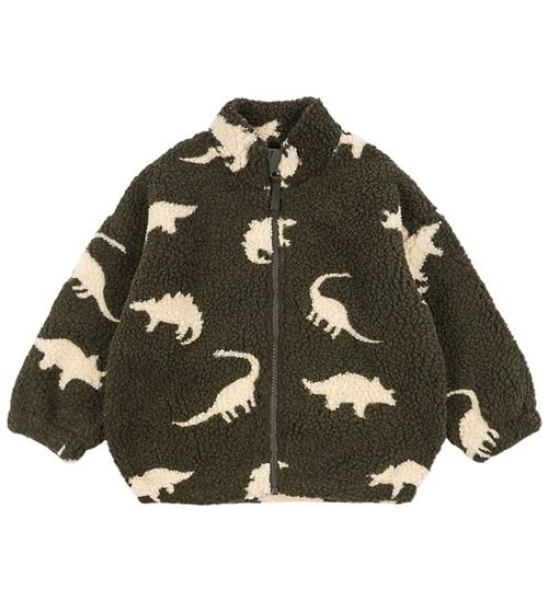 Konges Sløjd Fleecejakke - Teddy - Jody - Dino Silhouette