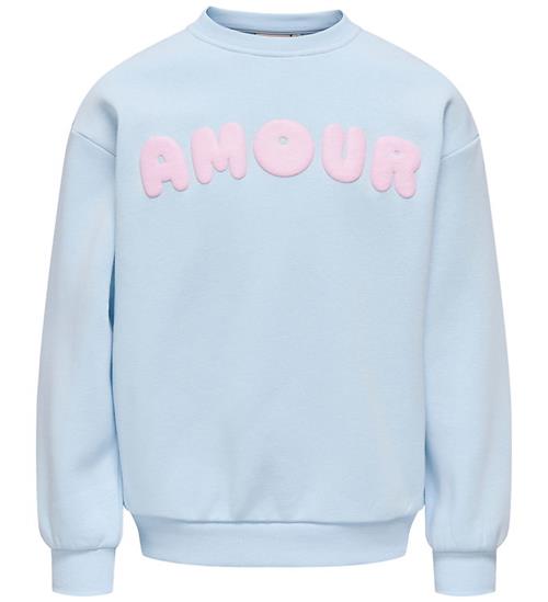 Kids Only Sweatshirt - KogMarisa - Ballad Blue/Amour