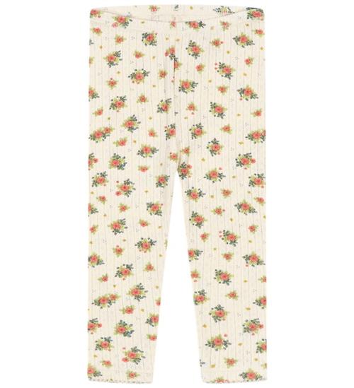 Konges Sløjd Leggings - Hulmønster/Blonder - Minnie - Rosetto
