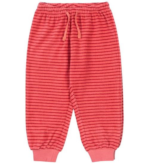 Konges Sløjd Sweatpants - Frotté - Itty - Cardinal Rose Stripe