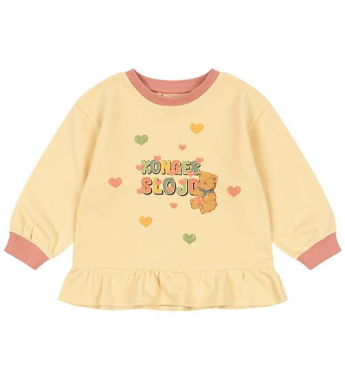 Konges Sløjd Sweatshirt - Spotty Frill - Banana Crepe