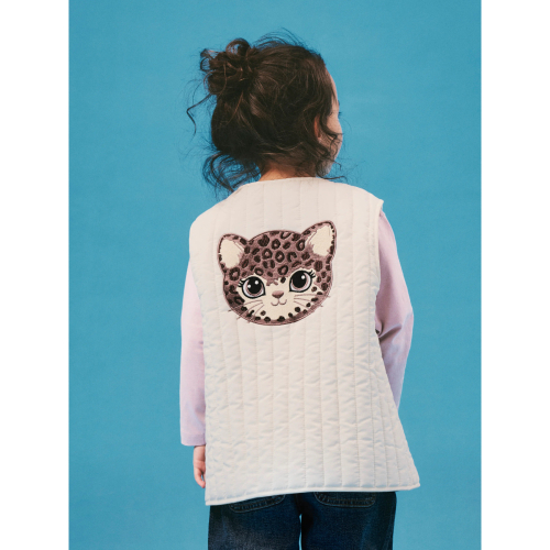 NAME IT Quilted Vest Leonora Baby's Breath