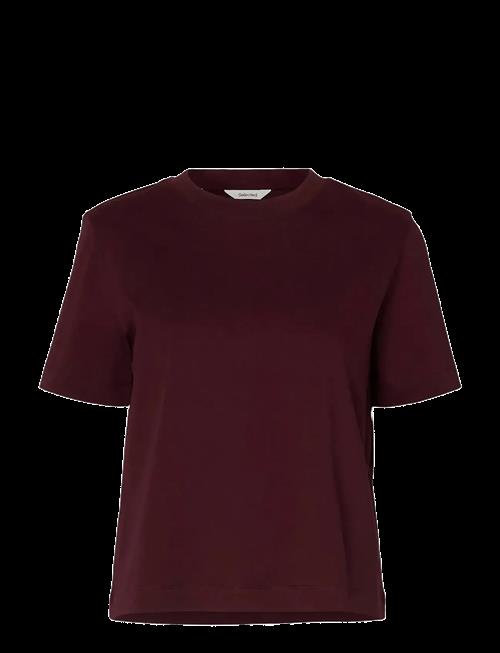 Selected | Slfessential Ss Boxy Tee Noos | M