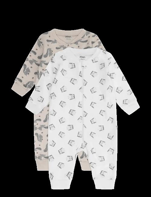 Pippi | Nightsuit -Zipper (2-Pack) | 62