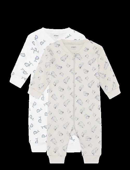 Pippi | Nightsuit -Zipper (2-Pack) | 92